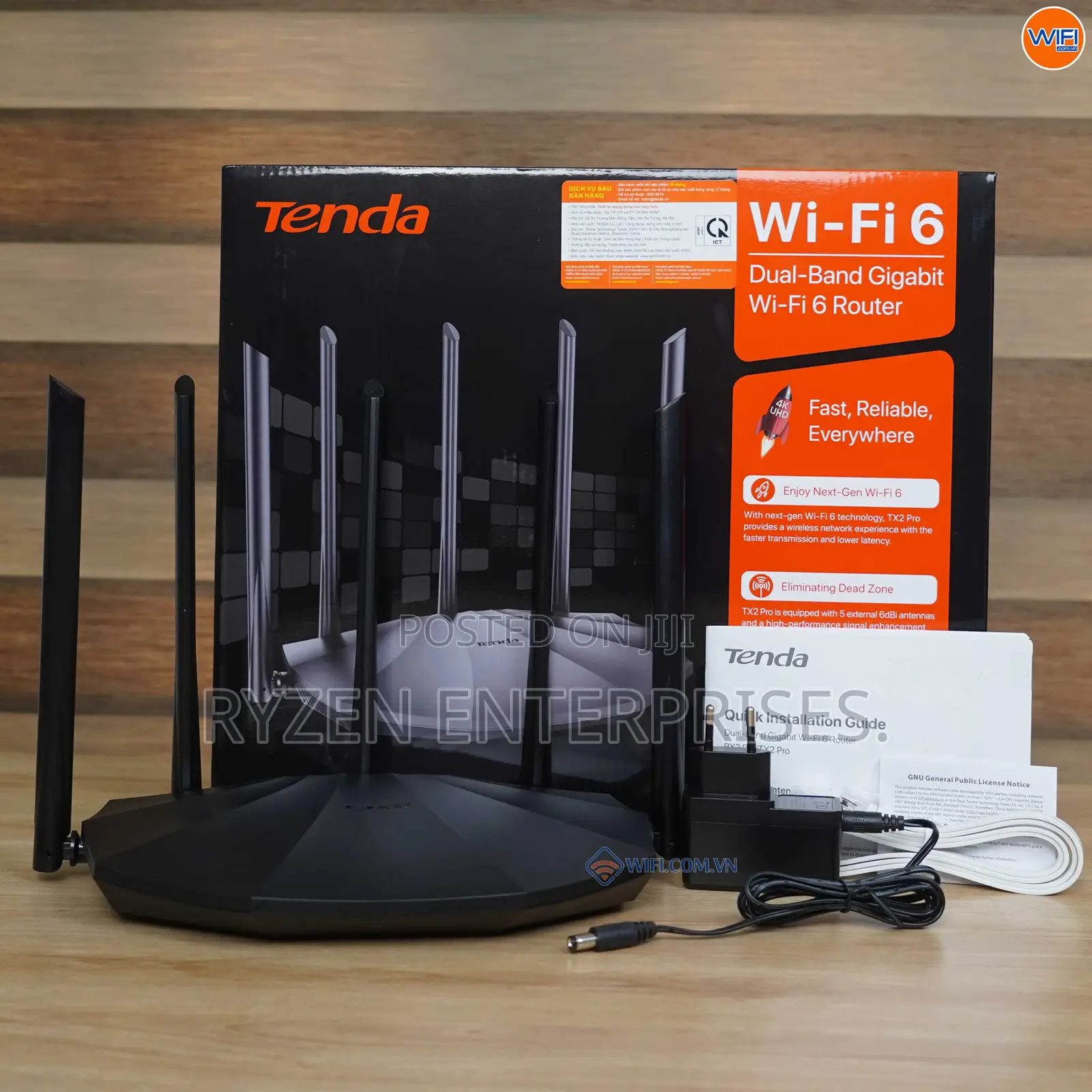 Tenda Tx2 Pro Wifi 6 Ax1500 Smart Wifi Router