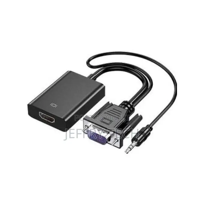 HDMI to VGA Adapter WITH 3.5mm Audio