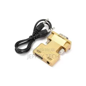 VGA to HDMI With 3.5mm Stereo AV Cable