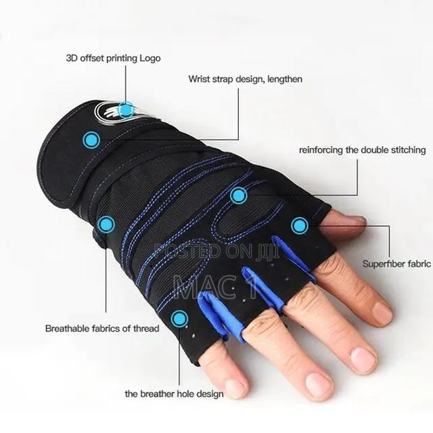 Gym Gloes With Anti Skid Pads Now Available - main view