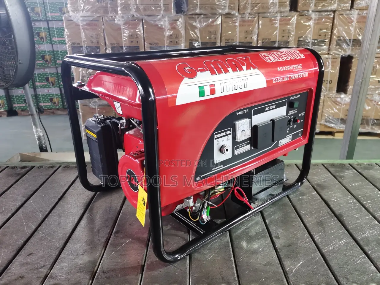 Gmax 3.5kva GM5500E Petrol Generator With Keystart