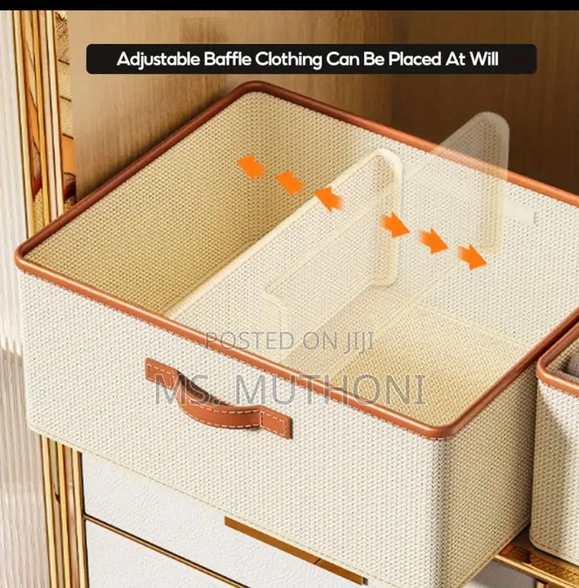 Versatile Foldable Double Compartment Closet Organizer