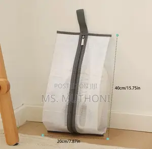 A Pair Mesh Dustproof Shoe Bag