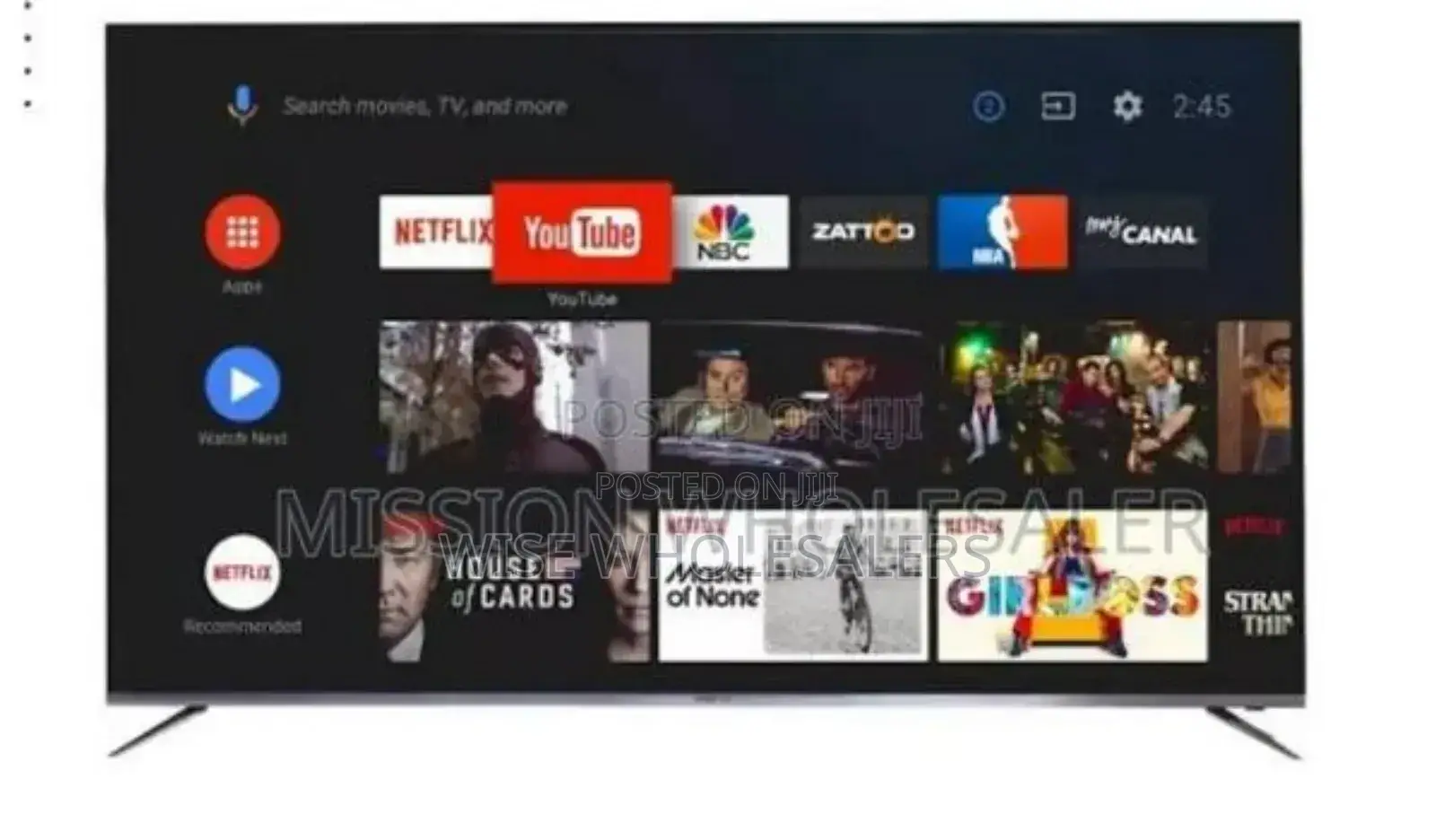 Wk 43 Inches Fhd Frameless Smart Android Tv Available* ••°