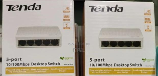 Tenda S105 5-Port 10/100 MBPS Desktop Switch - thumbnail 2