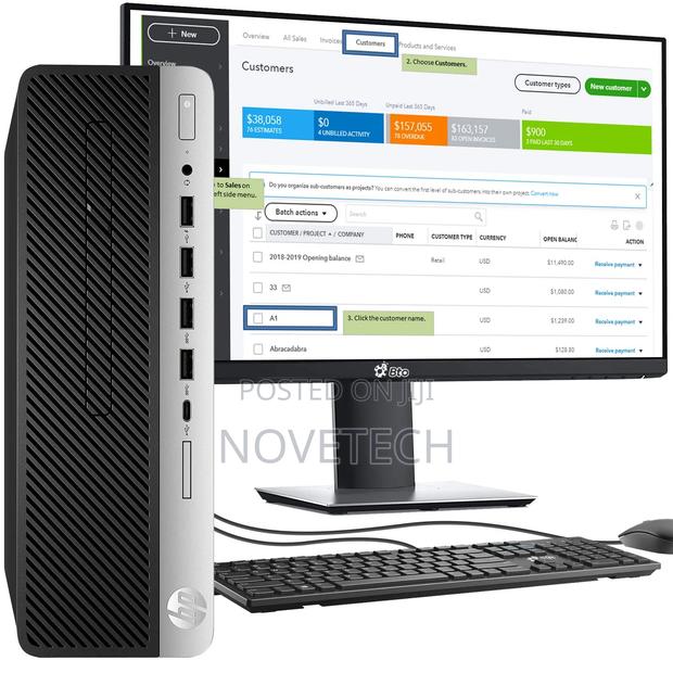 Desktop Computer HP ProDesk 600 G3 16GB Intel Core I3 HDD+SSD 256GB - main view