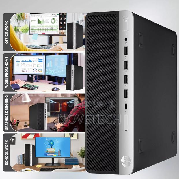 Desktop Computer HP ProDesk 600 G3 16GB Intel Core I3 HDD+SSD 256GB - thumbnail 4