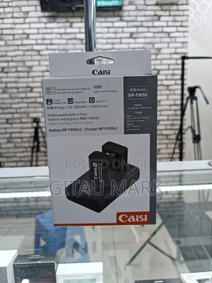 Caisi Np Fw50 Dual Batteries and a Charger