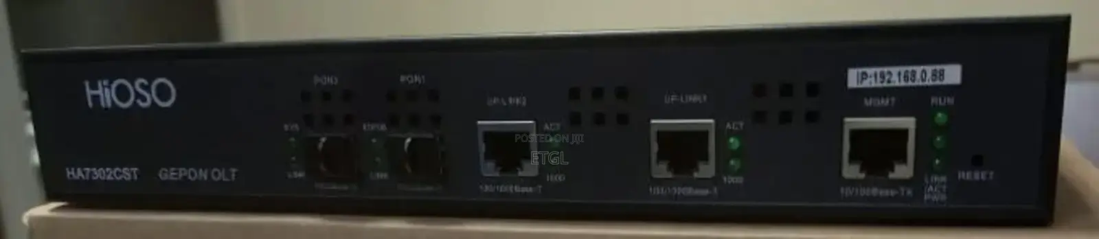 2 Port OLT Hioso HA7302CS 2 Pon EPON OLT Router