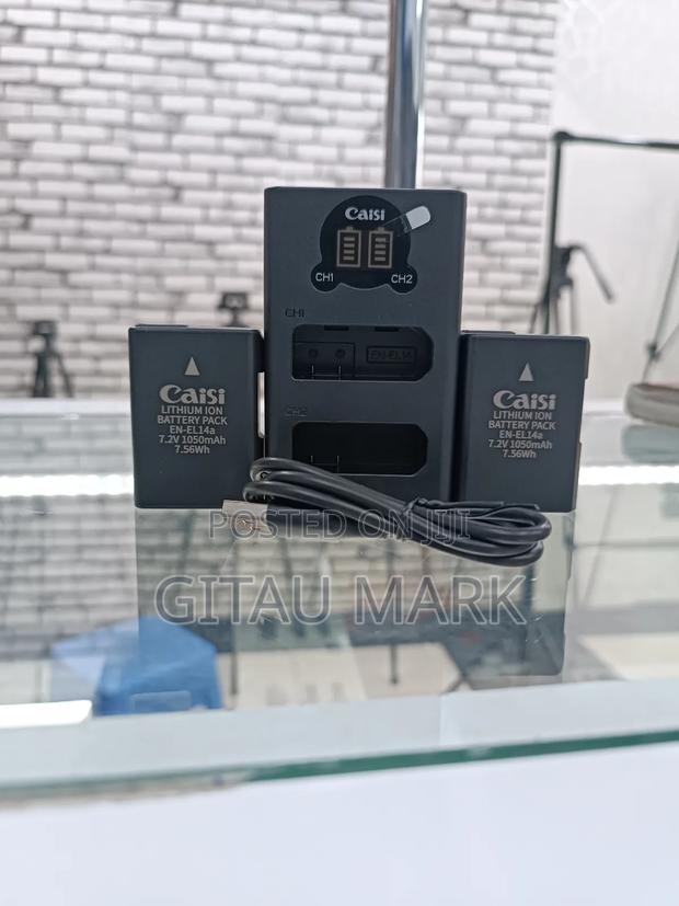 Caisi EN EL 14a Dual Batteries and Charger