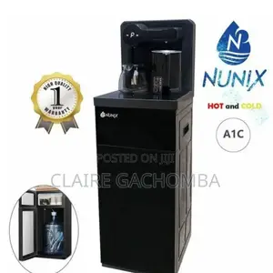 Black Nunix A1C Bottom Load Hot and Cold Water Dispenser
