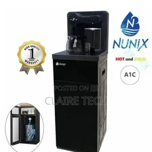 Black Nunix A1C Bottom Load Hot and Cold Water Dispenser