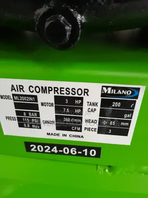 Milano 200LITRES Dual Phase Compressor