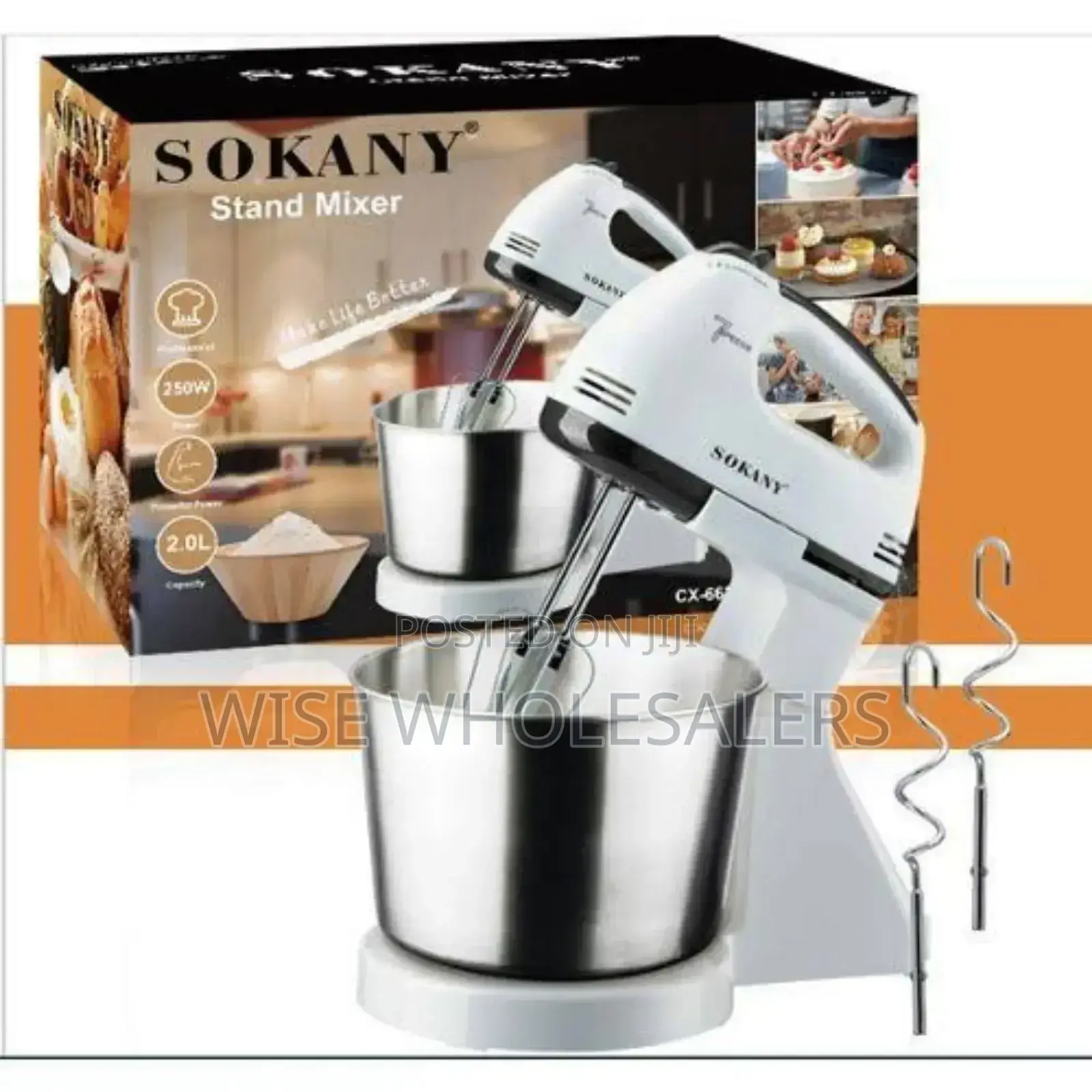 Sokany 7 Speed Hand Mixer With Bowl,Egg Beater