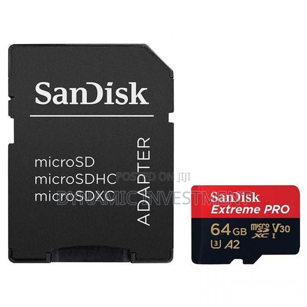 Sandisk 64GB Extreme Pro Micro SD Card for Drones and Camera - thumbnail 3