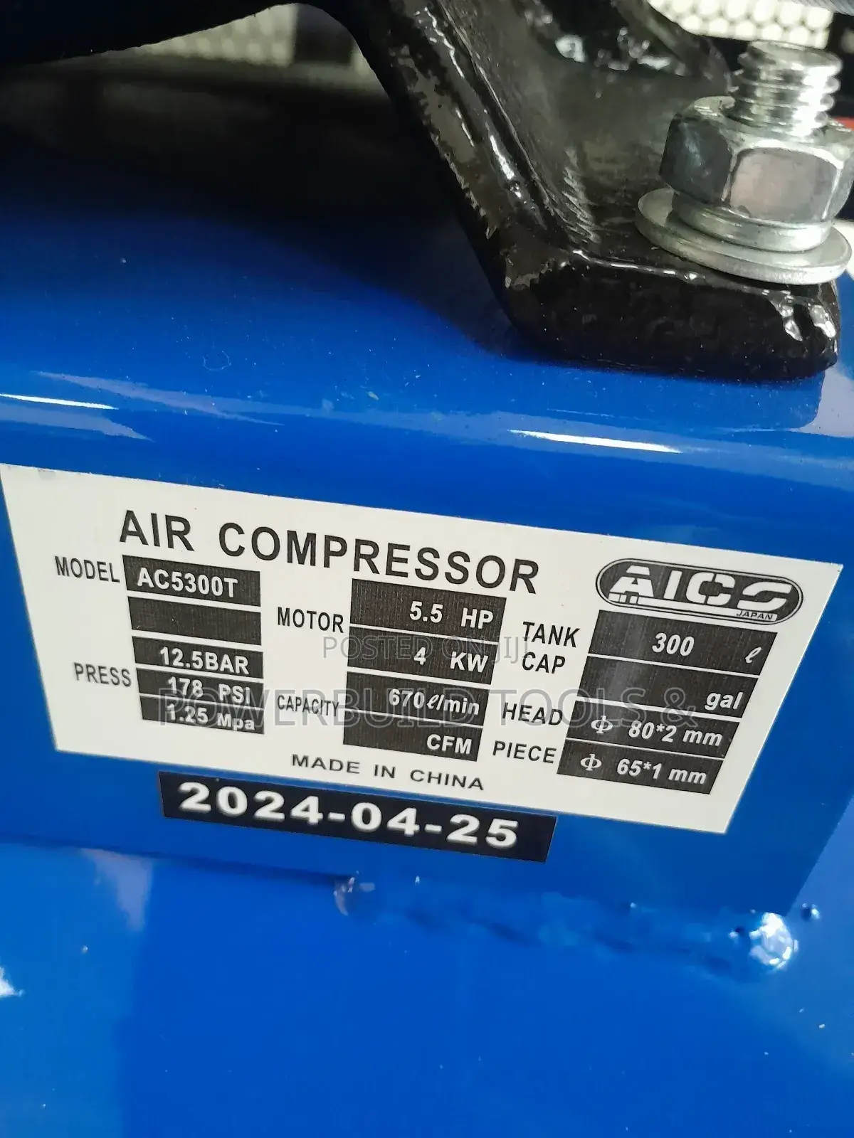 Aico Three Phase 300L Electric Compressor
