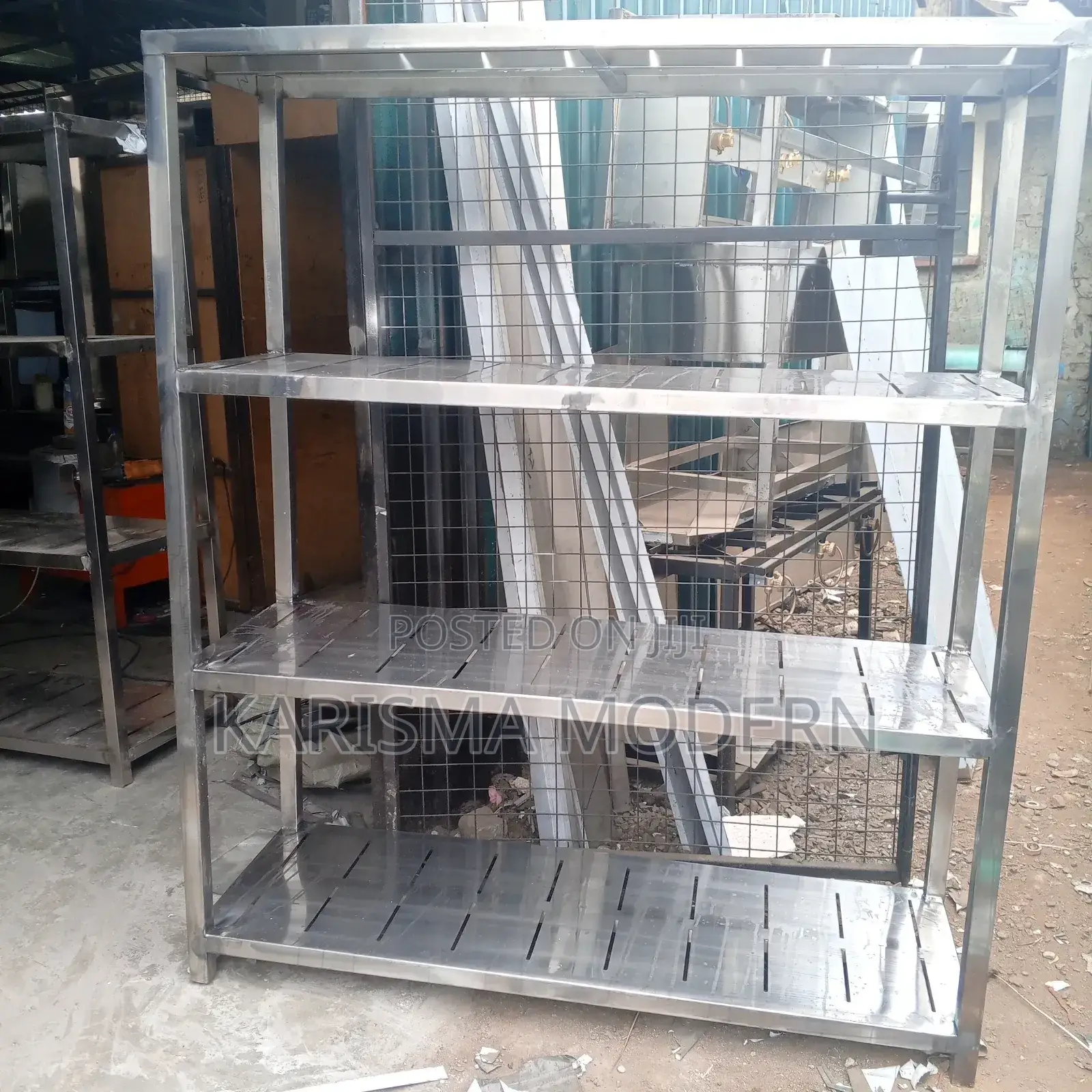 Locally Made Stainless Steel Perforated Rack
