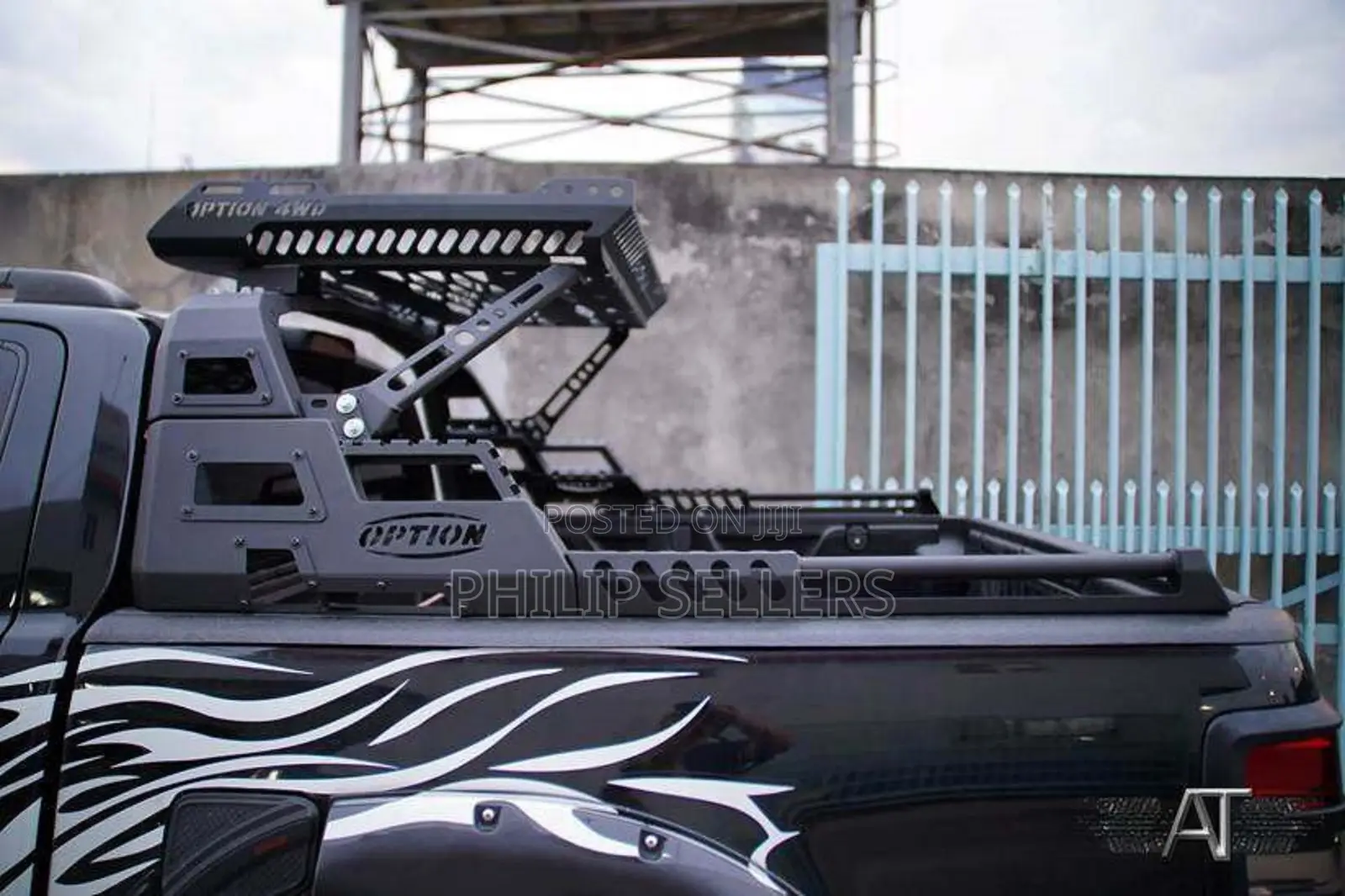 Factory Style Adjustable Roll Bar With Roof Rack for Ford Ra