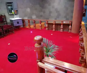 Red Floor Wall to Wall Beautiful Carpet