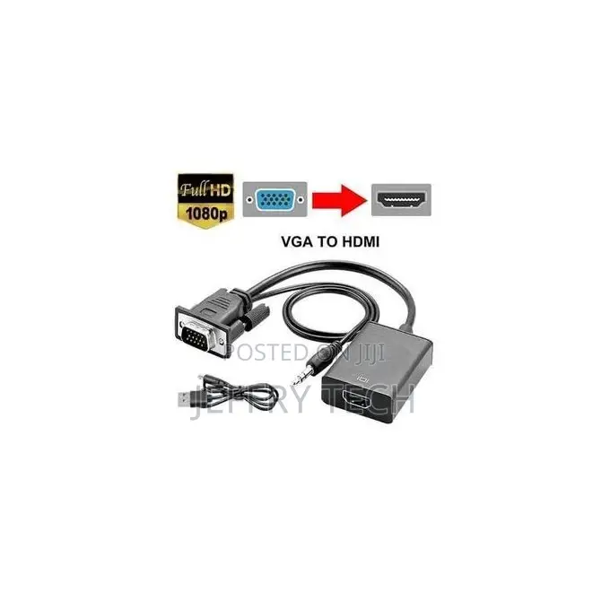 VGA to HDMI Adapter Converter With Audio