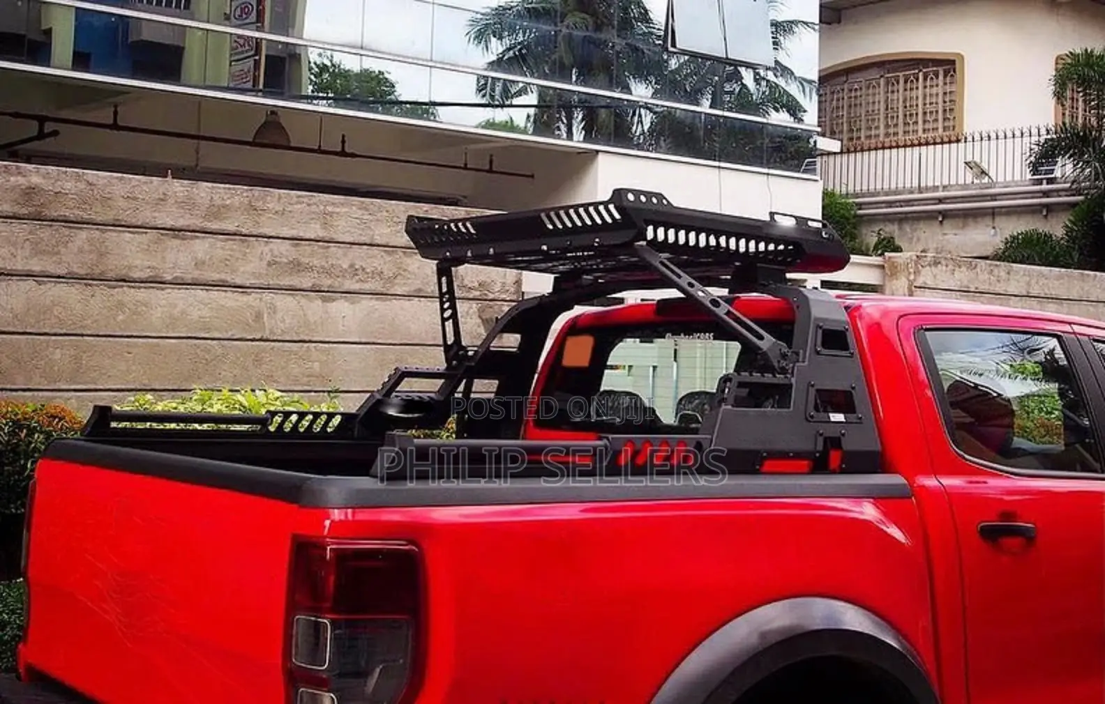 Style Adjustable Roll Bar With Roof Rack for Ford Ranger