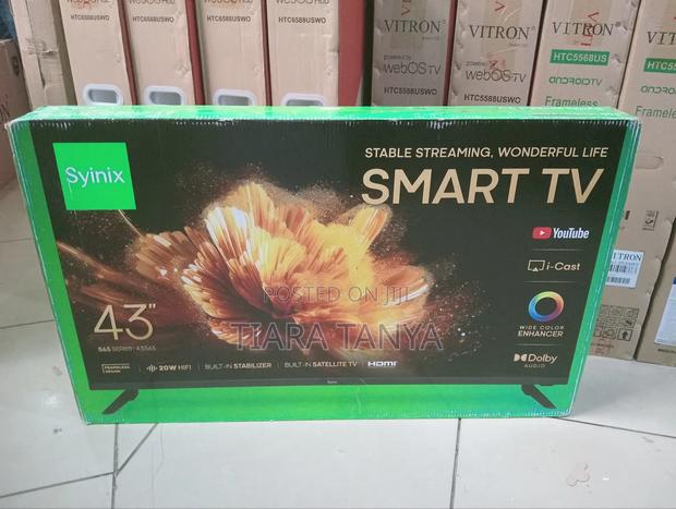 Syinix 43" Smart Android Frameless TV - thumbnail 3