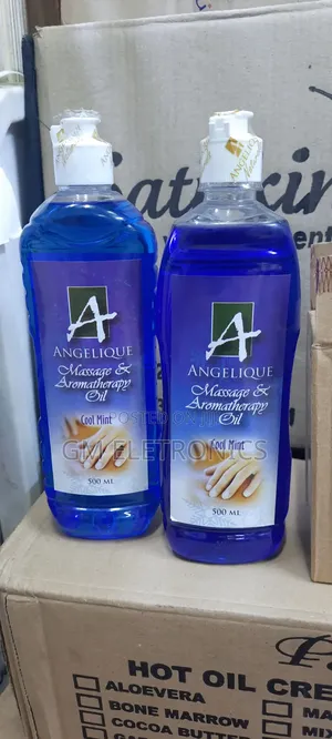 New Angelique Massage Aromatherapy Oil Cool Mint 500ML