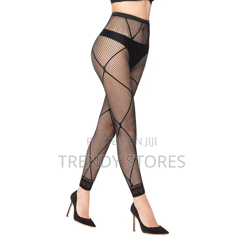 Diamond Footless Tights