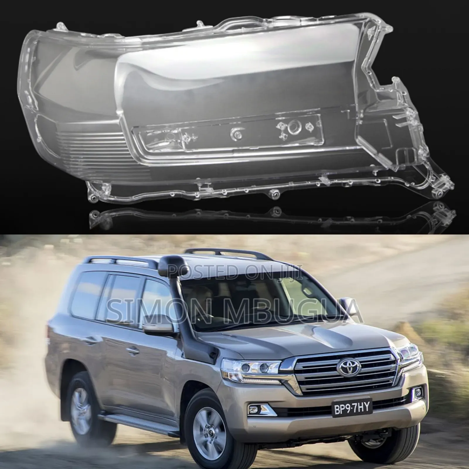 Land Cruiser V8 200 Series Headlight Lens