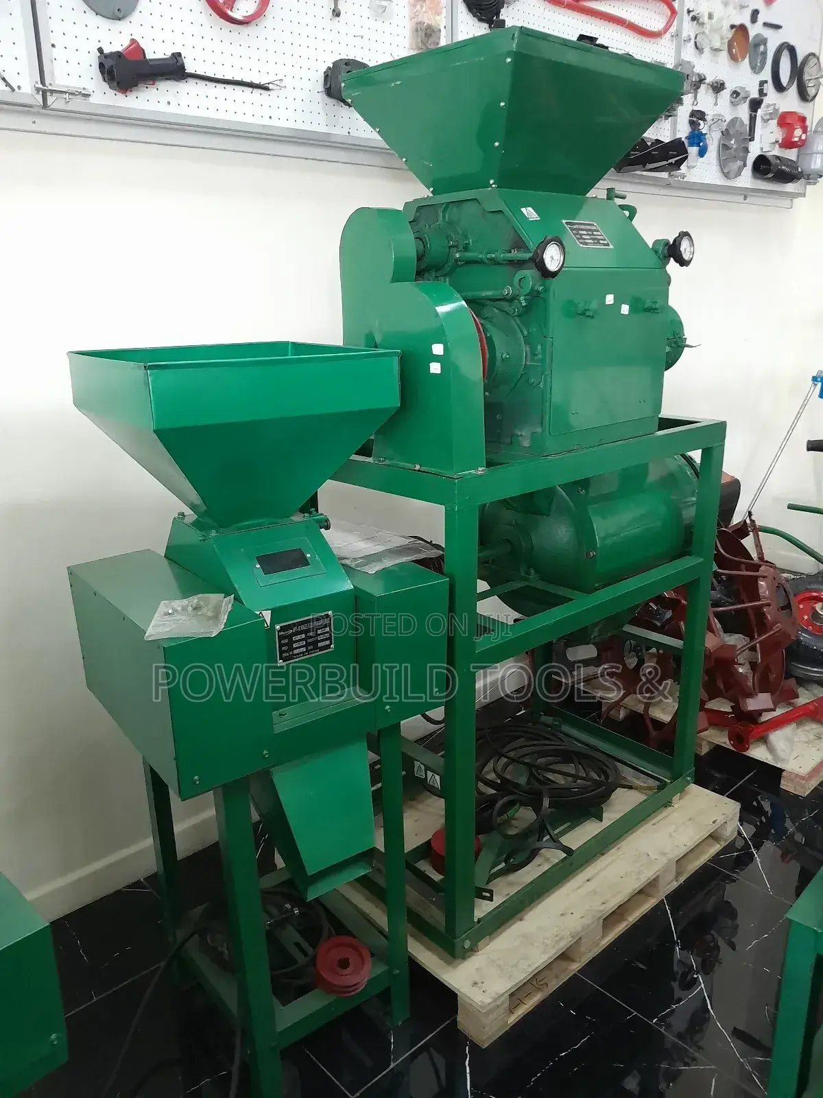 Complete Big Roller Mill With 15HP Motor