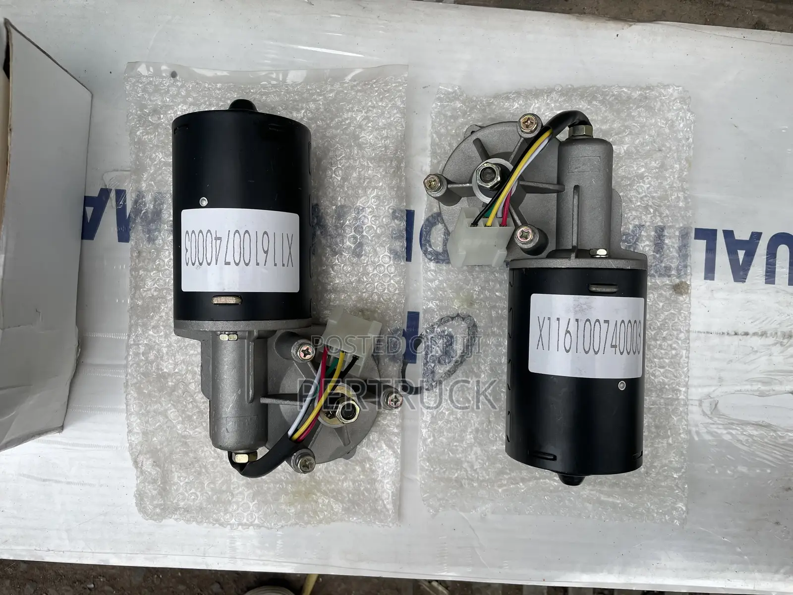 X116100740003 Wiper Motor Shackman F2000,F3000,M3,Weichai,