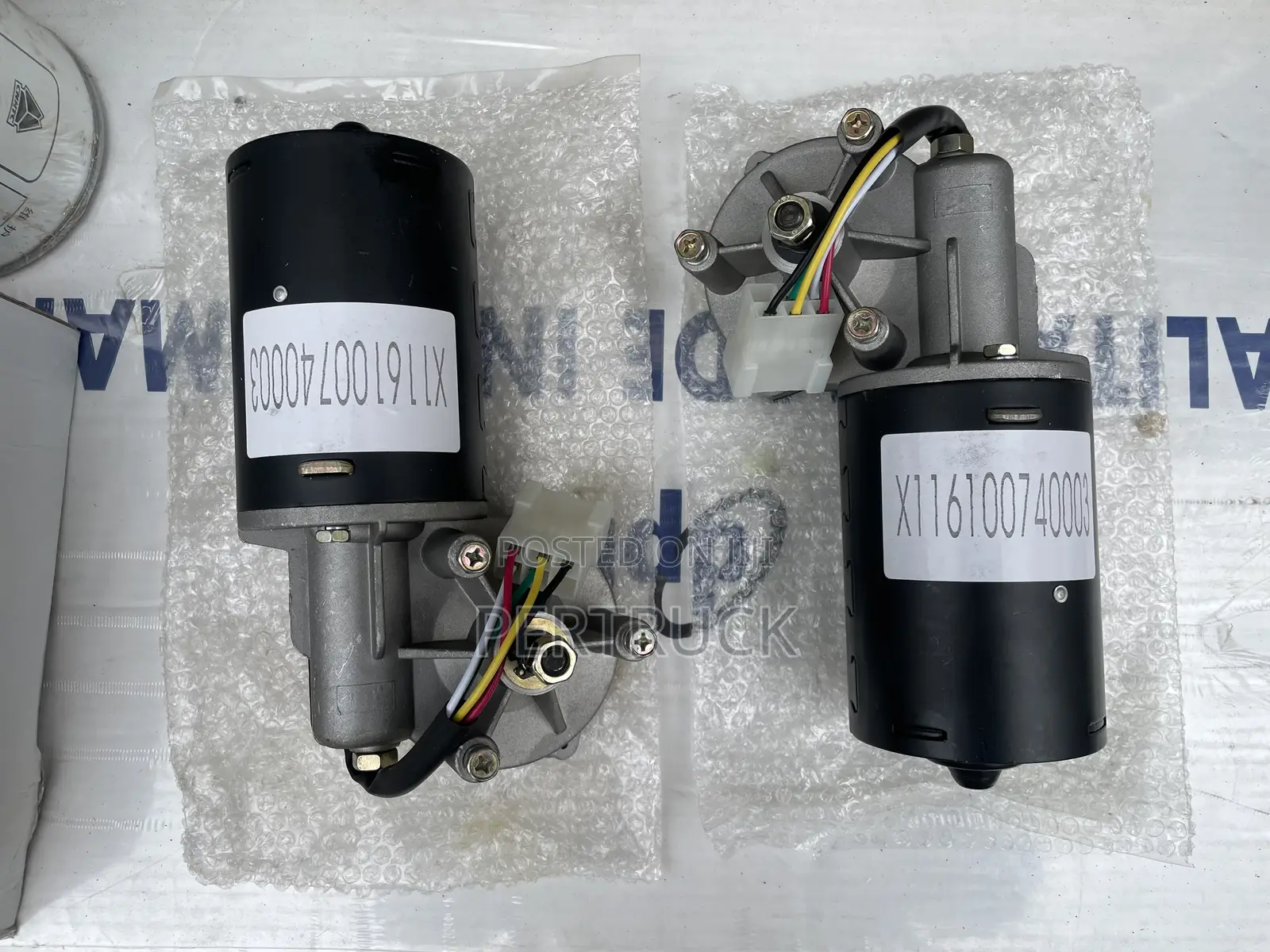 X116100740003 Wiper Motor Shackman F2000,F3000,M3,Weichai,