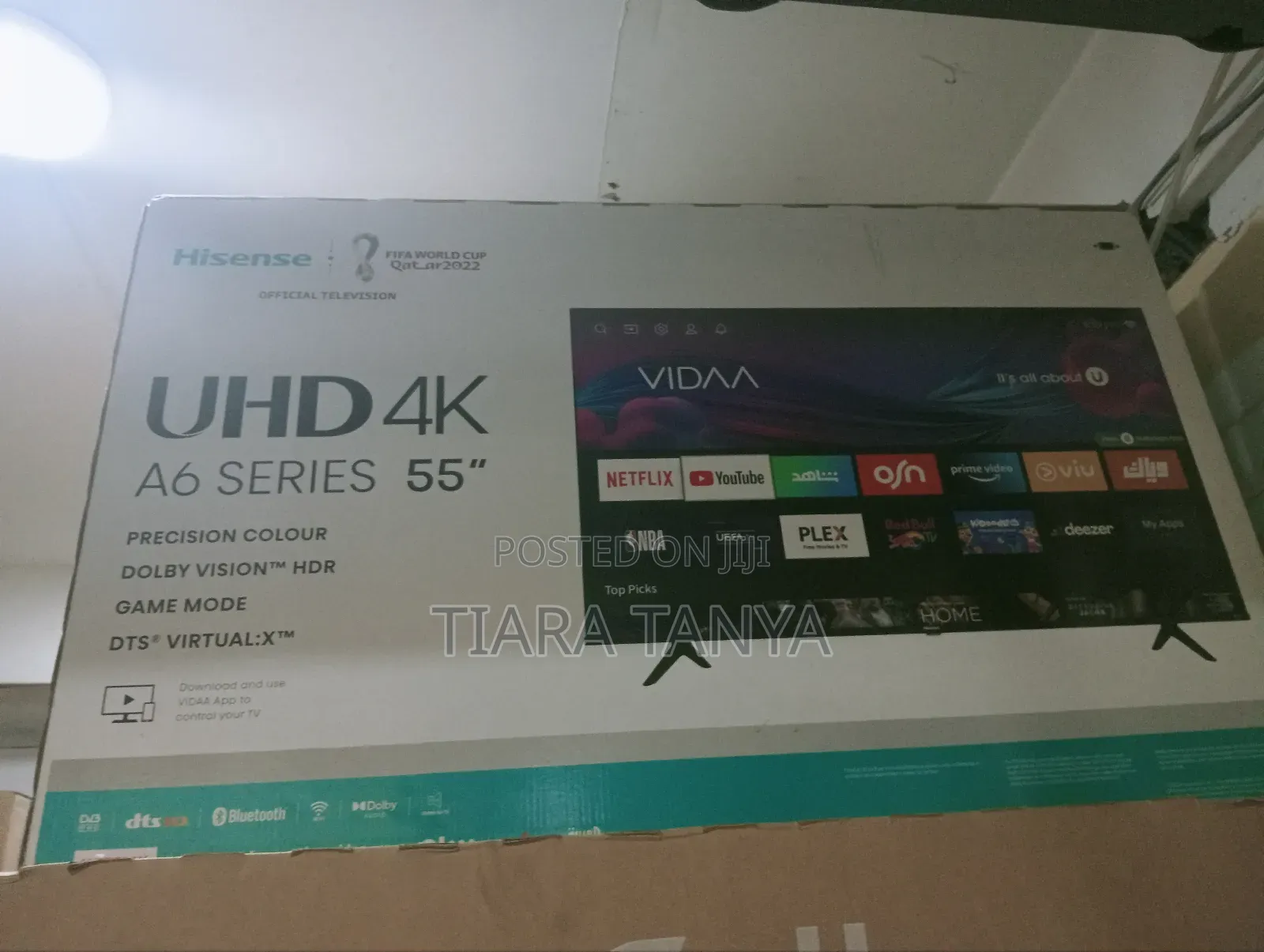 Hisense 56" Smart A6 Frameless Tv