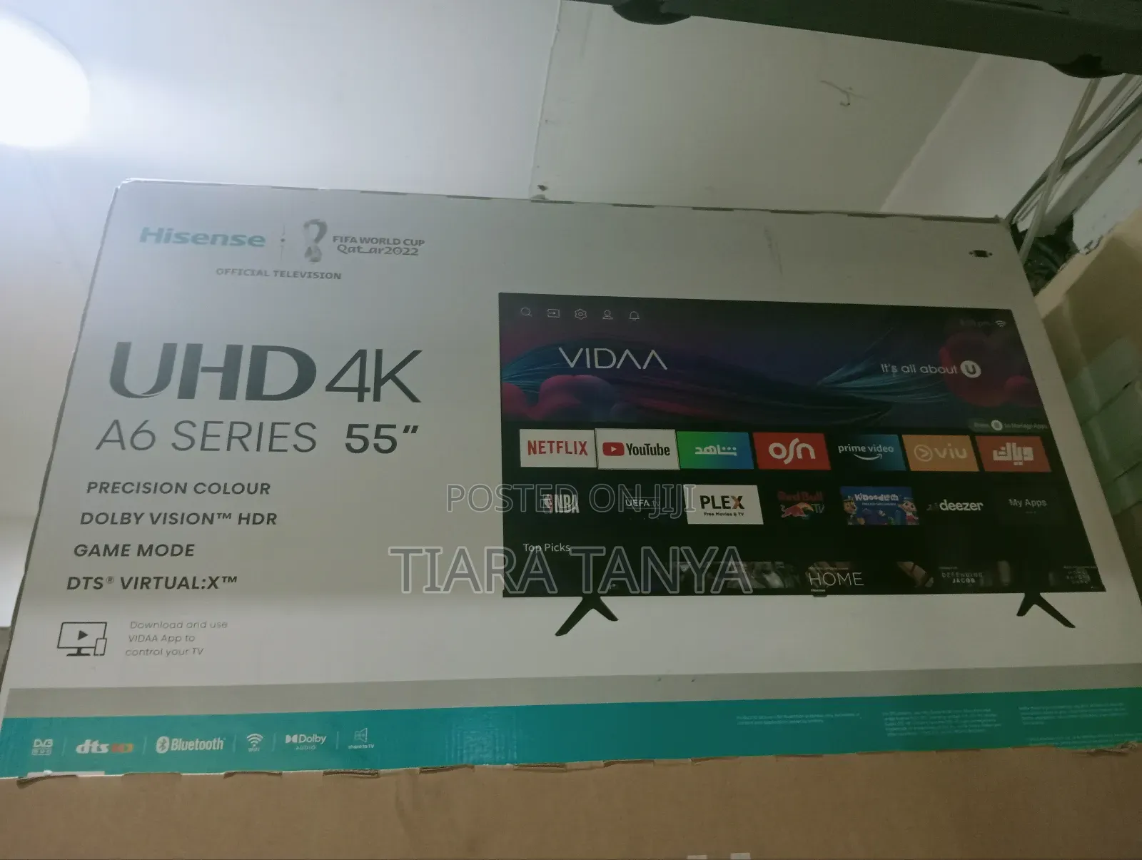 Hisense 56" Smart A6 Frameless Tv