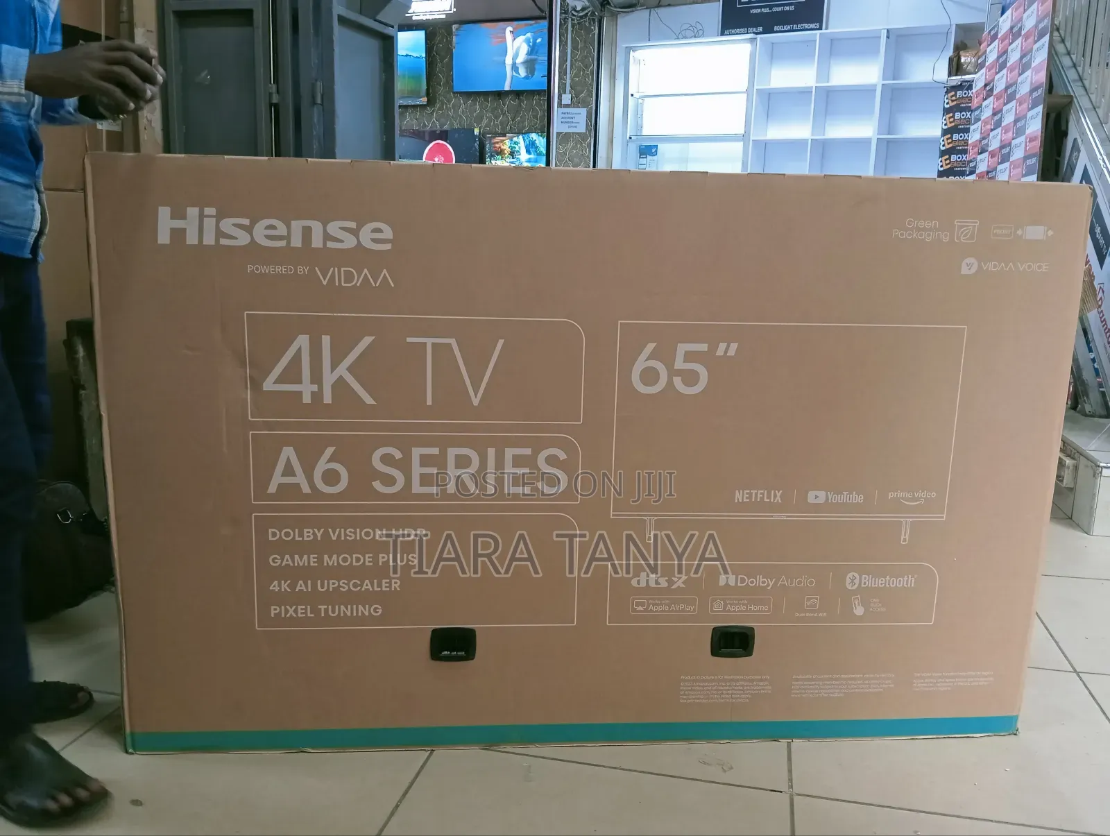 Hisense 65"Inches Smart Frameless Tv Vidaa