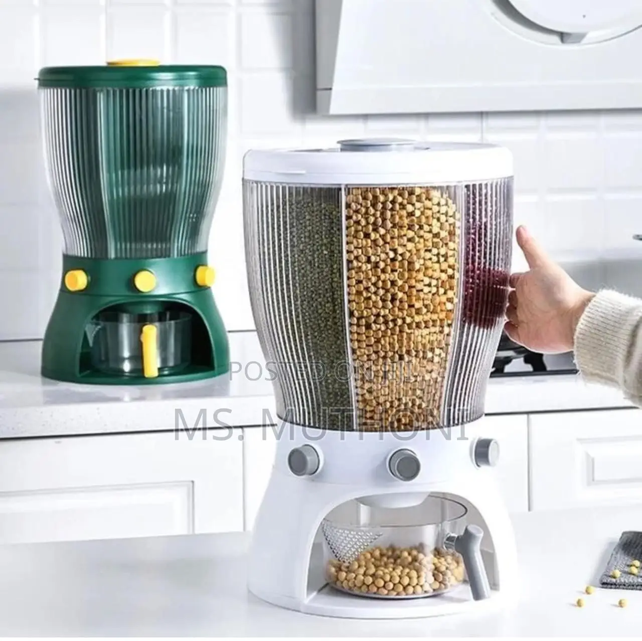 *360 Degree Rotating 4 Grid Grain Dispenser Now Availabl