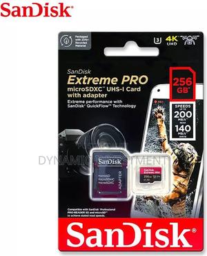 Sandisk 256gb Extreme Pro Microsd Uhs-I Memory Card - thumbnail 2