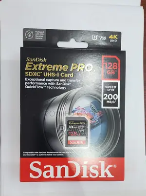 Sandisk 128gb/200mbs SDXC Uhs I Card