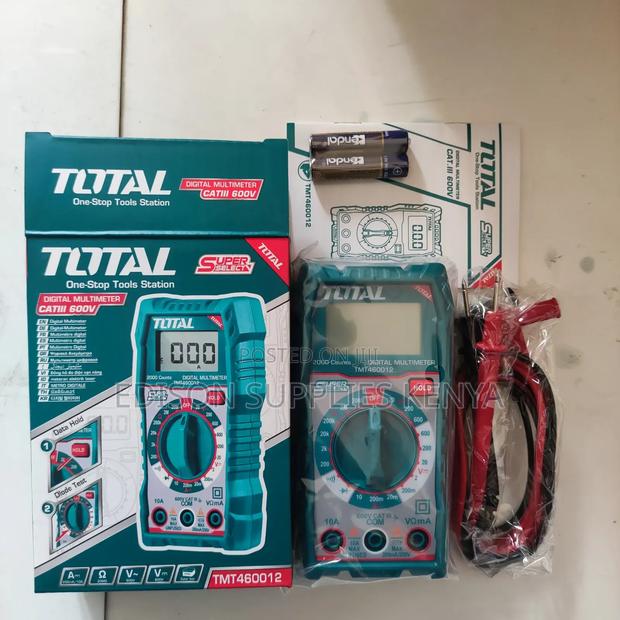 Total Digital Multimeter TMT460012 - 600V 2000 Count Tester