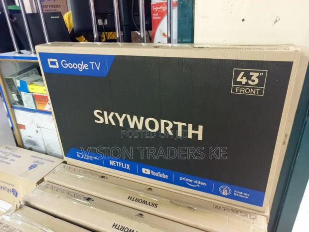 Skyworth 43 Inchs Smart Android Frameless With Youtube Tv - thumbnail 3