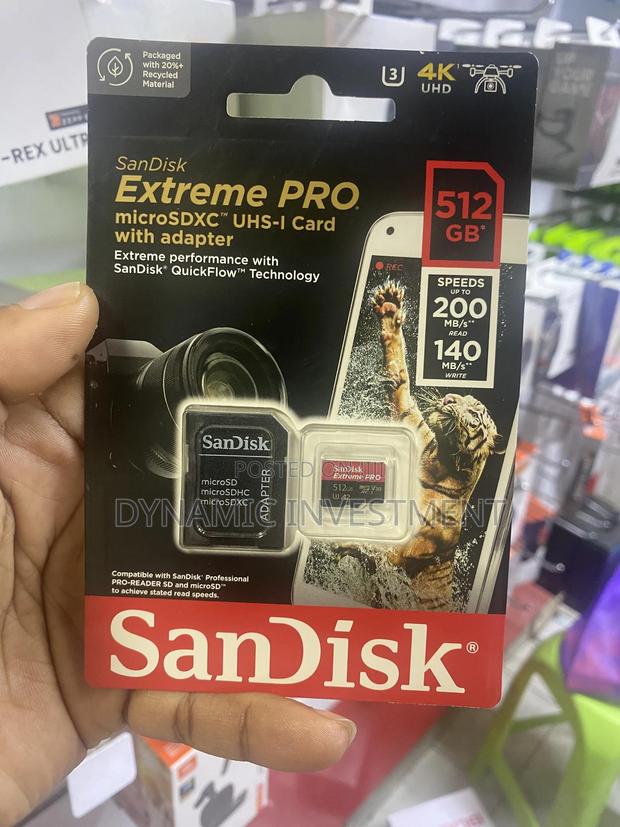 Sandisk Extreme PRO Microsdxc UHS-I Memory Card 512 GB - thumbnail 2