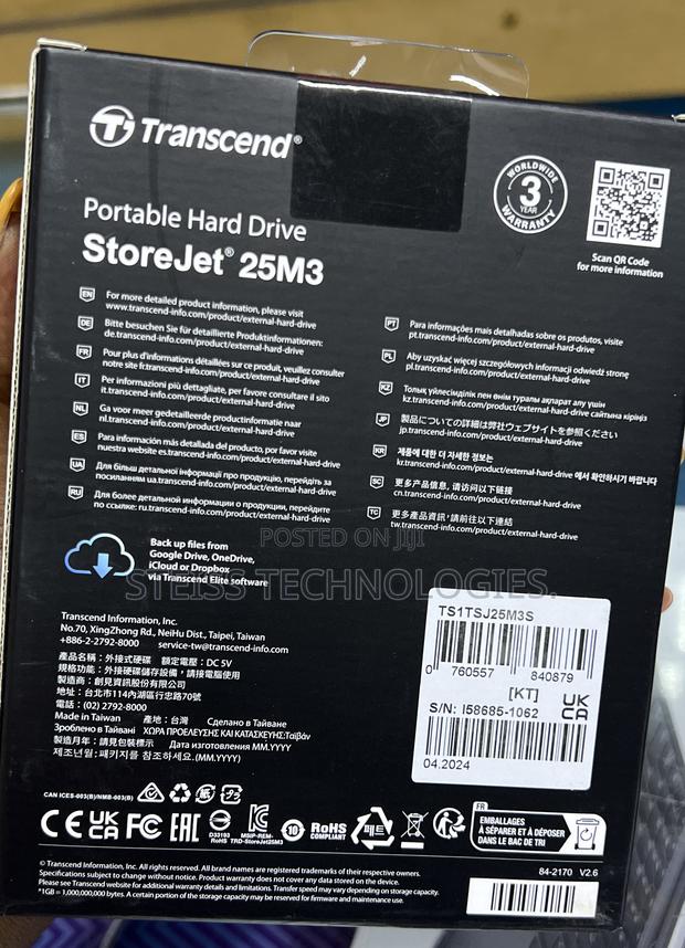 1tb Transcend Harddisk. - thumbnail 2