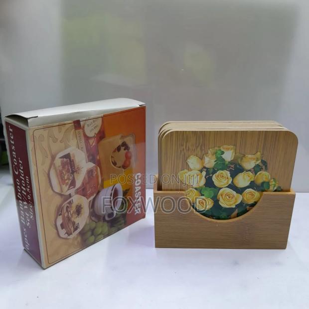 *6 PCS Coasters With Stand Now Available - thumbnail 2