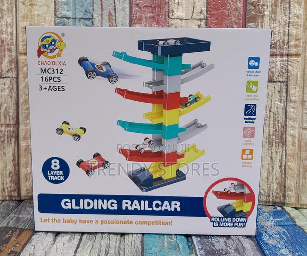 Gliding Rail Car Track - main view