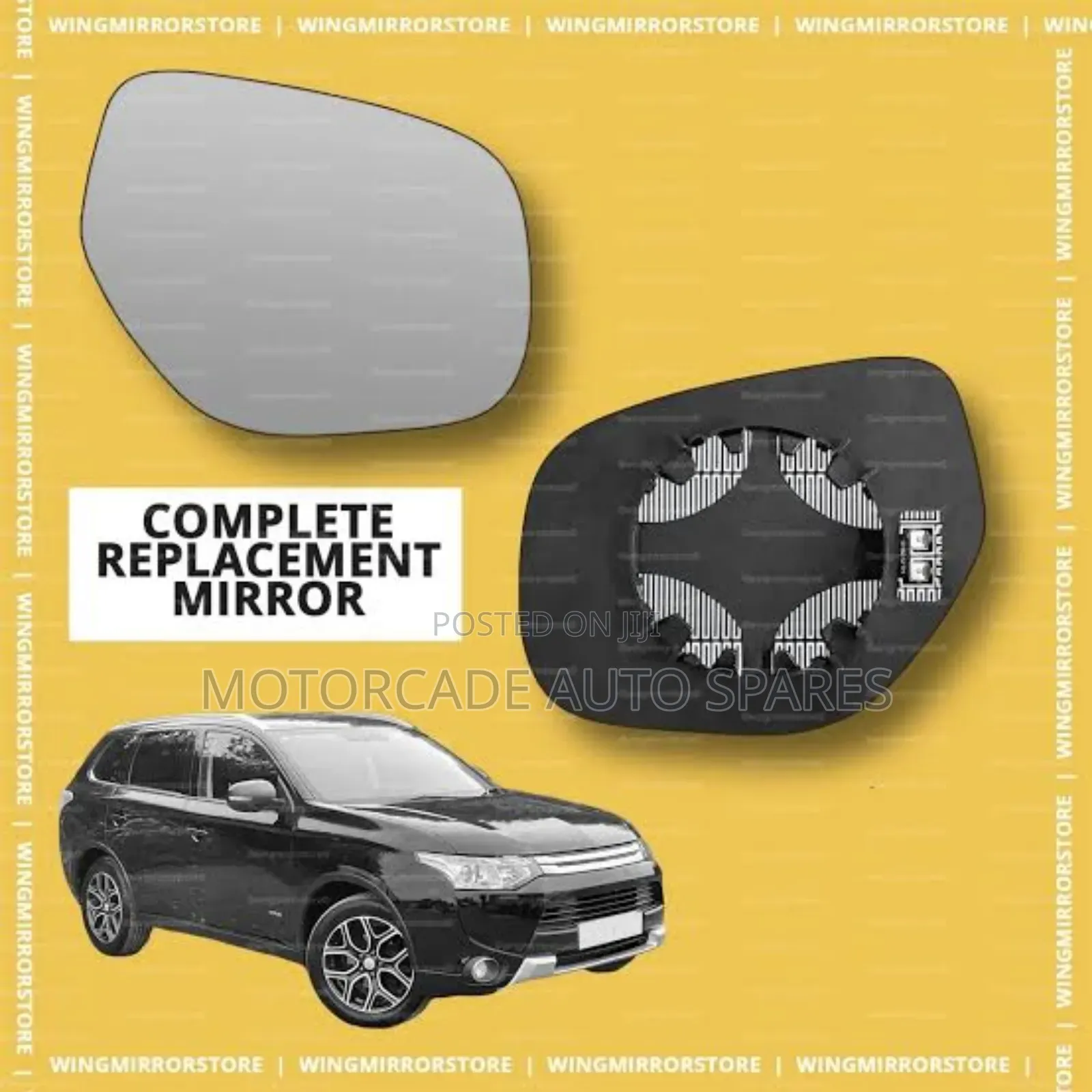 Mitsubishi Outlander 2010 Side Mirror Glass