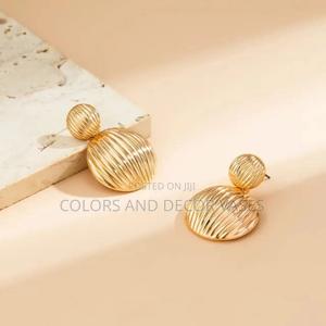 Small Piece Gold Earrings - thumbnail 2