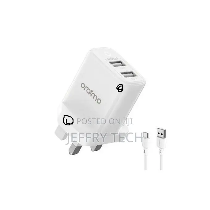 Oraimo Cannon 2 Pro 18W Fast Charging Charger Kit + Type-C
