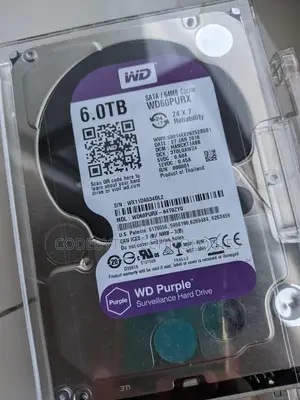 WD Purple Surveillance Hard Drive - 6 TB, 256 MB - WD64PURZ