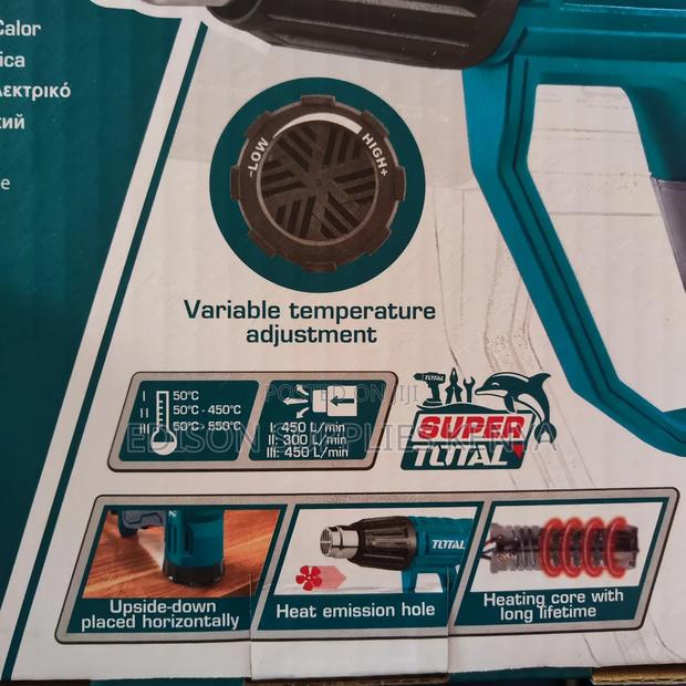 Total Heat Gun Variable Temperature Adjustment Rotating Dial - thumbnail 2