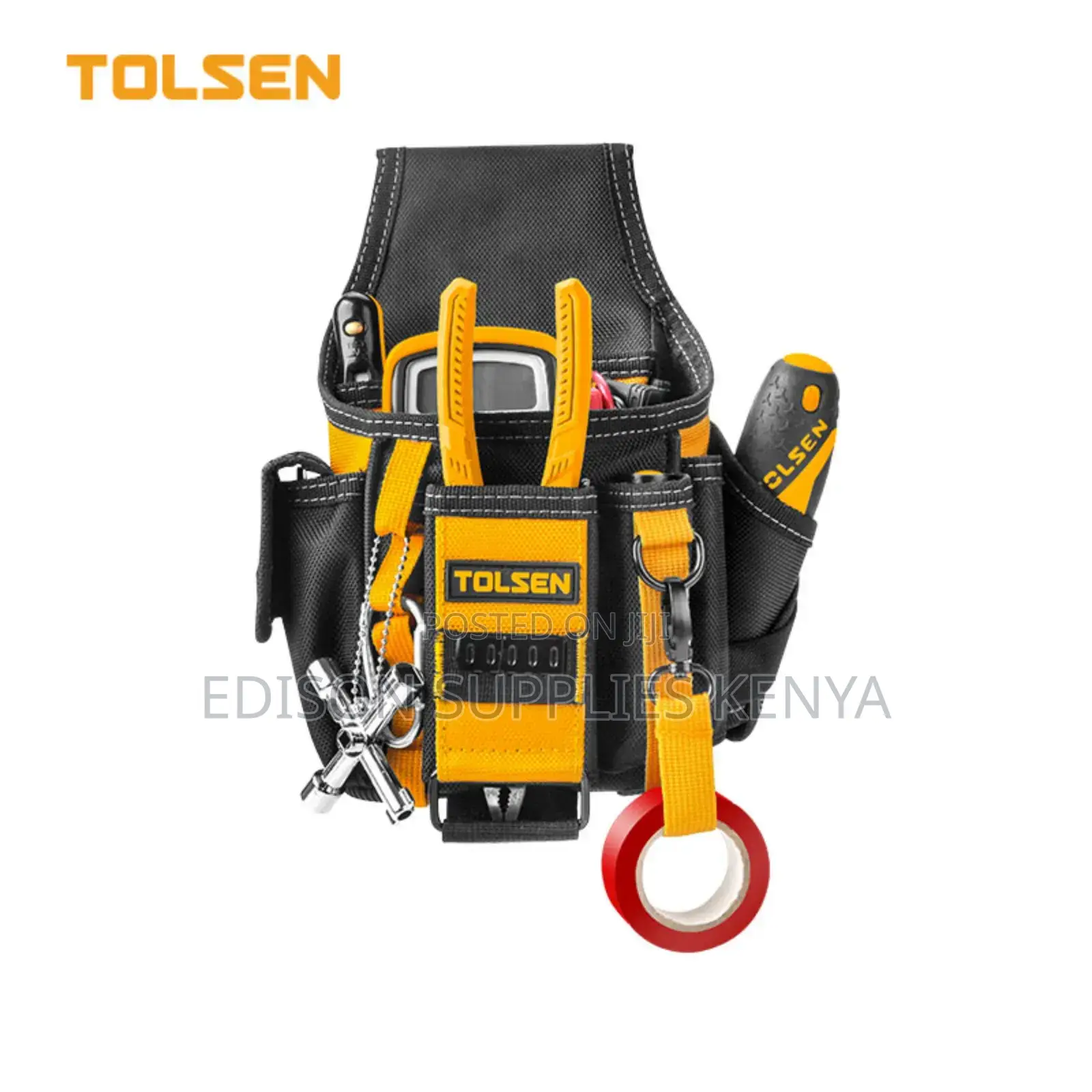 Tolsen Electrician Tool Set Full Tool Kit Bag for Waist